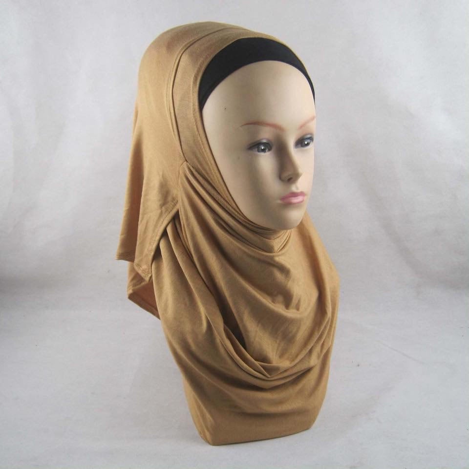 Gold Instant Two Loop Pin Less Hijab Pgcc Islamic Store